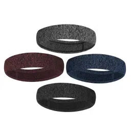 bnf Bnf® 2xMen Women Sports Headband Gym Tennis Basketball Sweatband Hairband Black|Sporting Goods | Fitness, Running & Yoga | Clothing & Accessories | Sweatbands image 2