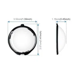 Lens Guard Protective Cover for Insta360 X5, Standard Rotation PC Lens Guard, High Transmittance Lens Cap for Insta360 X5 Action Camera Accessories image 1