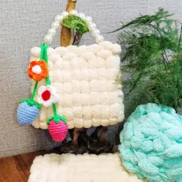 Merishopp 10 Pieces PVC Mesh Canvas Bag Sheets DIY Bag Making 21x18x7cm Crafts | Needlecrafts & Yarn | Rug Making | Latch Hooking | Latch Hooking Kits image 4