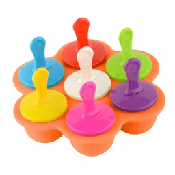 ARTISOUL® Popsicle Maker 7 Grids Ice Cream Maker with Lids for Homemade Cake Shop Orange | Kitchen, Dining & Bar | Kitchen Tools & Gadgets | Other Kitchen Tools & Gadgets image 4