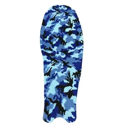 Raizex Cricket Batting Pads Covers, Leg Guards Clads, Outer Skin Pad Cover for Protection from Ball Scratches and dust in Blue Army Print image 2