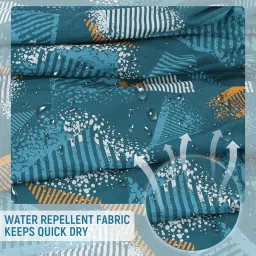 proberos Proberos® Swimming Trunk for Men, Beach Outfits, Pants with Pockets Elastic Double Layer Fashion Print Swimwear Shorts Sport Quick Dry Outdoor Running Swimming, 2XL image 5