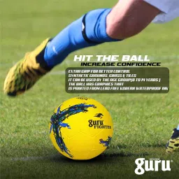 GURU Fighter Football Size 5 Suitable for Practice/Match/Training for Men & Women image 3