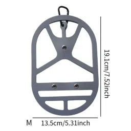 Footwear Clip Rack Backpack Shoe Holder for Outdoor Activities Travel Soccer Grey M image 4
