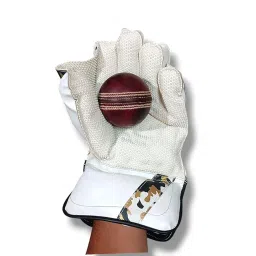 AS CamoGrip Pro Cricket Wicket Keeping Gloves, PU Material, Octopus Palm Grip, Professional image 3