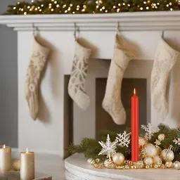 Parkash Candles Paraffin Wax Chime Candles Set of 20 | Ritual Spell Candle | Unscented (Red) image 1