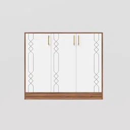 Spyder Craft Lupin Multipurpose Buffet Cabinet Storage Organizer, Side Cupboard for Cupboard for Shoe, Hallway, Kitchen, Living Room, Office, Color -Wood Brown, 1 Year Warranty, Easy to Assemble image 5