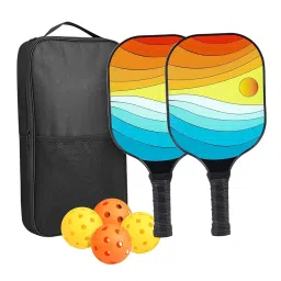 MERISHOPP Pickleball Racket Set Includes 2 Rackets 4 Pickleballs for Home Gym Use|Sporting Goods|Tennis & Racquet Sports|Tennis|Racquets image 2