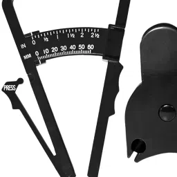 BNF® 2Pcs Body Fat Caliper and Tape Measure for Body Measurement Tool Gym Black | Body Mass Monitors & Scales | Fitness Technology | Fitness Running & Yoga image 5