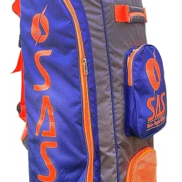 SAS Cricket PRO Cricket Kit Bag with Wheels | Junior Cricket Kit Bag with Trolley | Duffle Kit Bag with Wheels for Cricket Equipment | Cricket Kit Bag Trolley (Medium,Orange) image 5