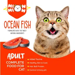 TAIYO Miow Miow Adult Cat Food, Ocean Fish Flavour, 1Kg + 200g Free | Dry Cat Food, Complete and Balanced Diet, Formulated with Finest Natural Ingredients, Vitamins and Minerals image 3