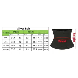 CLUB BOLLYWOOD®2xWaist Cincher Men Wrap Sweat Waist Trimmer for Weight Lifting Workout Sports Blue L to XL| Fitness Running & Yoga | Fitness Equipment & Gear |1 Waist Trainer Sauna Belts(2 Pack) image 3