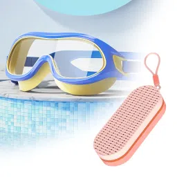 MERISHOPP Swim Goggle Case for Swimming Goggles Zipper for Beach Enthusiasts Traveling Pink| Goggles | Swimming Goggles image 5