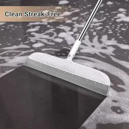 Floor Mop Silicone Squeegee Mopfor Floor, Carpet, Bathroom,Tile, Squeeze Sponge Mop for Tile Marble Wall Glass Table Mirror Cleaning Wiper for Clean and Dry image 5