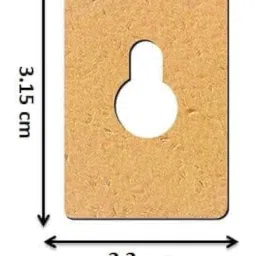 Devashri creation 18 inch MDF Circles - Round Wood Boards for Art, Craft, Resin, Lippen, Mandala, Painting, Wall Hanging, Clock Making, Decoration (18 inches, 4mm Thick) 2pcs image 1