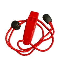 BNF® Rope Whistle with Lanyards Soft Keychain Whistle for Outdoor Fishing Coaches Red|Sporting Goods | Outdoor Sports | Camping & Hiking | Emergency Gear | Safety Whistles image 2