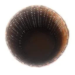 Sonas Creation Paperus, Dark Brown, Open-top Dustbin, Waste Basket, Paper Bin, Trash Can, Standard Size, 10 Liter, 11 inch Tall, Eco-Friendly, Handmade, of Paper Ropes image 3