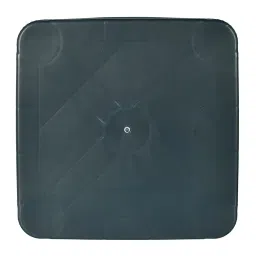 Homestic Small Portable,Lightweight, Comfortable Square Plastic Seating Stool/Patla for Home, Bathroom, Kitchen (Grey) image 4