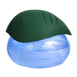 Humidifier Revitalizer Hygiene Portable Room Air Purifier and with Led Lights, Run Time: 16 Hours– Perfect for Living Rooms, Kitchen, Office & Hotels (24 * 24 * 12 cm,Green)-750 Ml image 1