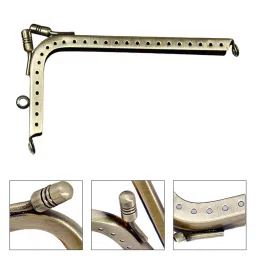 STYLEHEAVEN 7 Shaped Metal Purse Frame Sturdy Retro Bag Sewing Kiss Lock Clasp Bag Frame 12.5cm|Crafts|Sewing|Foundations & Undergarments|Purse Handles, Frames & Feet image 1