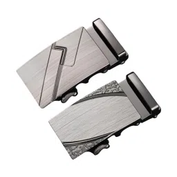 THE STYLE SUTRA 2 Pieces Mens Belt Buckles for Apparel Accessories Formal Wear Business Suit image 1