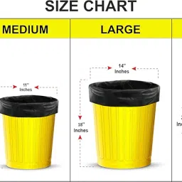 Shalimar Premium (Lavender Fragrance) Scented Garbage Bags Large Size 24x32 Inches|60 Bags (Pack of 4 Rolls with 15 Bags Each) for Dustbin Bag/Trash Bag (Black) - Perforated Box for Easy Dispensing image 5