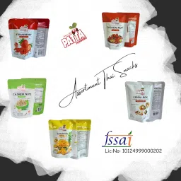 PATTA RAWADEE Premium Snack Combo | Assorted Thai Delights | Dehydrated Pineapple & Strawberry | Coconut Cashew Nuts, Tom-Yum Cashew Nuts & Nuts & Fruits Cereal Box | Healthy, Crunchy, Guilt-Free Snacking | Pack of 5 image 3