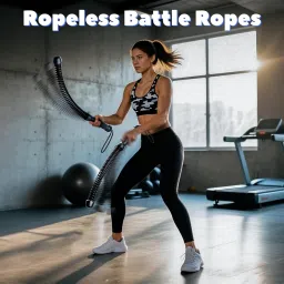 VOORDEEL™ Wireless Battle Rope for Home Workouts – Heavy-Duty Spring Resistance Trainer for Strength, Core & Full Body Fitness image 1