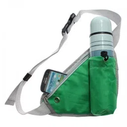 NISHAJ Lightweight Sports Fanny Pack,Hip Hydration Bag with Reflective for Outdoor Walking and Camping Time Usable Waist Pack Running Belt with Water Bottle Holder for Man and Woman (Multi Uses) image 4