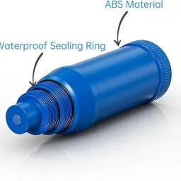 MERISHOPP Pool Skimmer Plug Guard Winterizing Device for 1-1/2" & 2" Threaded Skimmers image 1