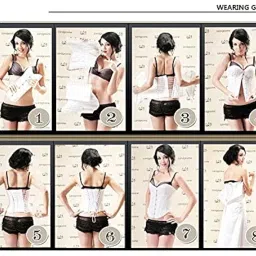 3nh 1 Pc Shapewear Underbust Corset for Women | Slimming Belt | TrainerShaper - S | Pink image 1
