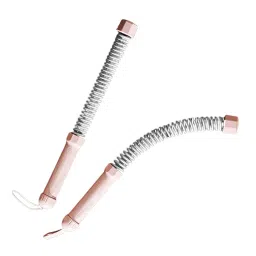 FASHIONMYDAY 2 Pieces Battle Ropes Spring Bar for Indoor Outdoor and Office Strength Training Pink | Sporting Goods | Fitness Running & Yoga | Strength Training | Other Strength Training image 4