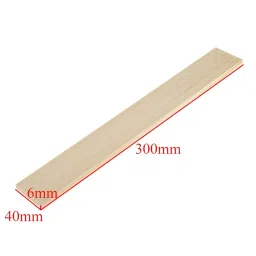 Pravi 10 Pieces Natural Pine Wood Rectangle Board Panel for Arts Craft - 30cm- Multi Color (10) image 2