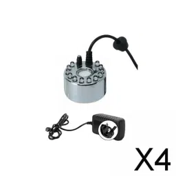 MERISHOPP 4Xpond Fog Machine Atomizer Air Humidifier 12 Led Uk 220V Sturdy For Halloween|Home & Garden|Home Dacor|Indoor Fountains image 2