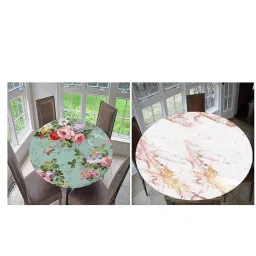Merishopp 2X Non-Slip Table Cover Waterproof Washable Round Dinner for Dining Room 1 image 2