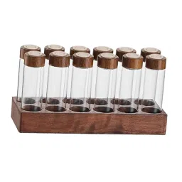 Coffee Bean Jar Coffee Beans Storage Containers for Countertop Retail Pantry 12 Hole 17g image 4