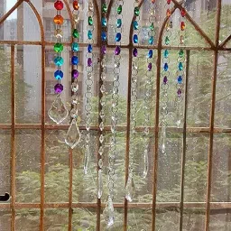 BB Sparkling K9 Crystal Glass Crystal Car Hanging Suncatcher Beautiful A5 image 5