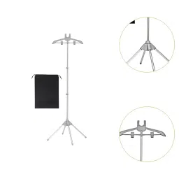 TRENDYNEST Steamer Hanger Stand Adjustable Height Lightweight Space Saving Garment Rack Grey | Household Supplies & Cleaning | Carpet Steamers image 4