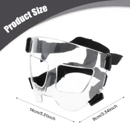 MERISHOPP Kids Basketball Mask Boys Girls Basketball Face Mask for Athletic Gym Soccer image 3