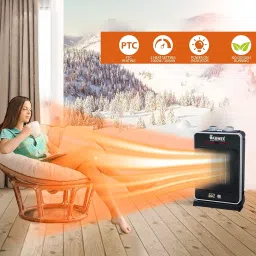 Warmex PTC Electric Room Heater for Home | 2 Heat Settings: 1000/1200 W | Fast & Silent Heating Safety Switch | Ideal for Bedroom, Office, & Small Spaces | Wide Angle Oscillation & Safety Features image 5