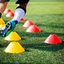 CABRIO Disc Plastic Space Marker Agility Soccer Cones for Training, Football, Kids, Sports, Field Cone Markers (Multicolor, 10 Cones Set) (10) image 5