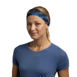 buff Unisex Purple Polygiene Coolnet UV Summer Hiking |Trekking | Biking | Cycling | Running - Headband image 1