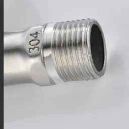 304 Stainless Steel Washing Machine Faucet | All-Copper Quick-Open Core with Ceramic Disc Valve | Wall-Installed 4-Point Alloy Funnel Design | Durable Modern Kitchen & Laundry Accessory image 5