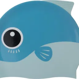 Roughhouse Swimming Cap for Kids Silicone Swimming Caps for Toddlers Unisex Swim Cap for Boys, Girls and Kids Swim Cap for 2 3 Years Swimming Head Cap Kids 6 to 10 Years Silicone Easy Fit image 1