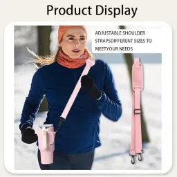 ZIBUYU® Stanley Cup Water Bottle Carrier Bag with Shoulder image 4