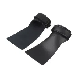 ECOMISTIQ®2Pcs Hand Grips for Weightlifting Leather Wrist Strap for Fitness Gym Black|Sporting Goods | Fitness, Running & Yoga | Fitness Equipment & Gear | Hand Grippers image 1