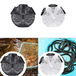 SECRET DESIRE Creations Crab Catching Net River Prawn EEL Catcher for Freshwater Rivers Lakes Fisher Black image 1