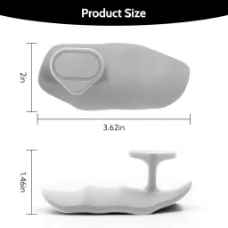 Enakshi® Weight Lifting Grips Sturdy Gym Workout Gloves for Fitness Training Exercise Gray|Sporting Goods | Fitness Running & Yoga |Sporting Goods|1 Pair Weight Lifting Grips image 2