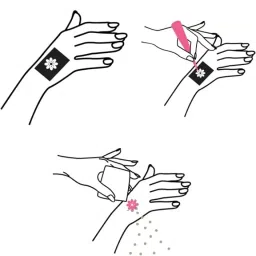 Akkad Heena Mehandi Tattoo Sticker Kit – Temporary Henna Design Stencils for Girls, Women & Kids – for Hand, Finger, Body & Face – Perfect for Bridal Events, Cultural Days & Gifting image 1