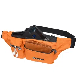 Cosmus Midriff Waist Pouch Bag and Sanitizer Bottle Hook Orange image 4